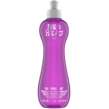 TIGI Bed Head SUPERSTAR™ Blow Dry Lotion for Thick Massive Hair - Термоактивный лосьон для придания объема волосам 250мл