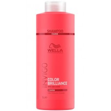 WELLA Professionals INVIGO COLOR BRILLIANCE Coarse Protection Shampoo - Шампунь для защиты цвета окрашенных ЖЁСТКИХ волос 1000мл