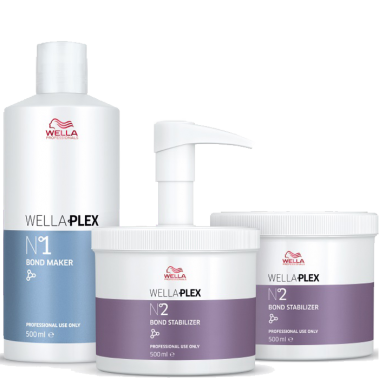 WELLA Professionals WELLAPLEX - Профессиональный набор для восстановления структуры волос 500 + 500 + 500мл